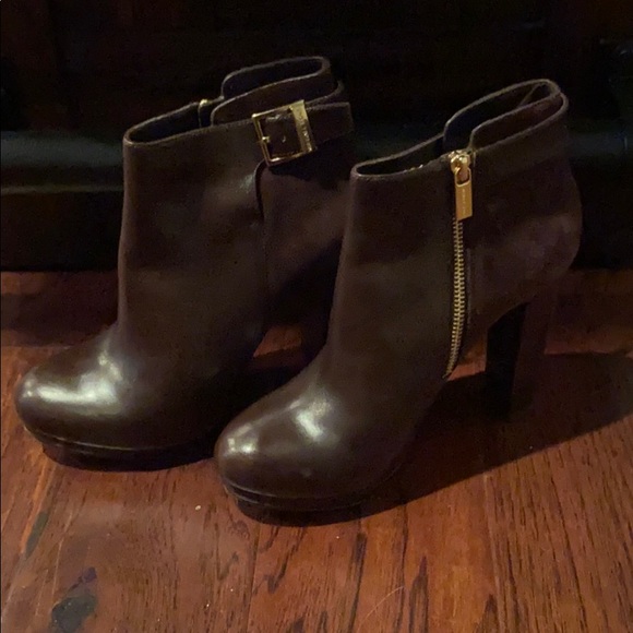 MICHAEL Michael Kors Leather High Heel Boots 71/2 - Picture 7 of 15
